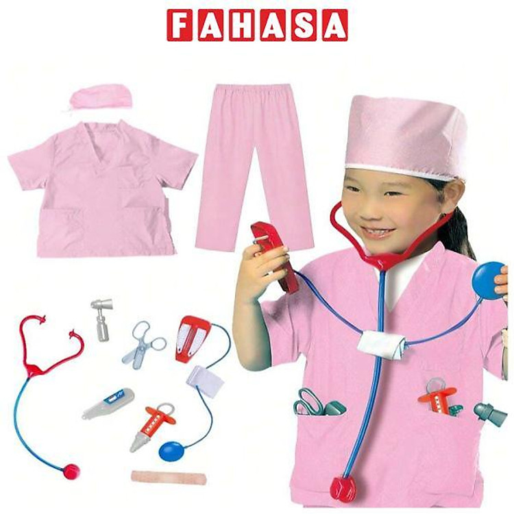 Bộ Trang Phục Y Tá - Hóa Trang Halloween Bé Gái - 3 - 8 Tuổi - Le Sheng 0968-1