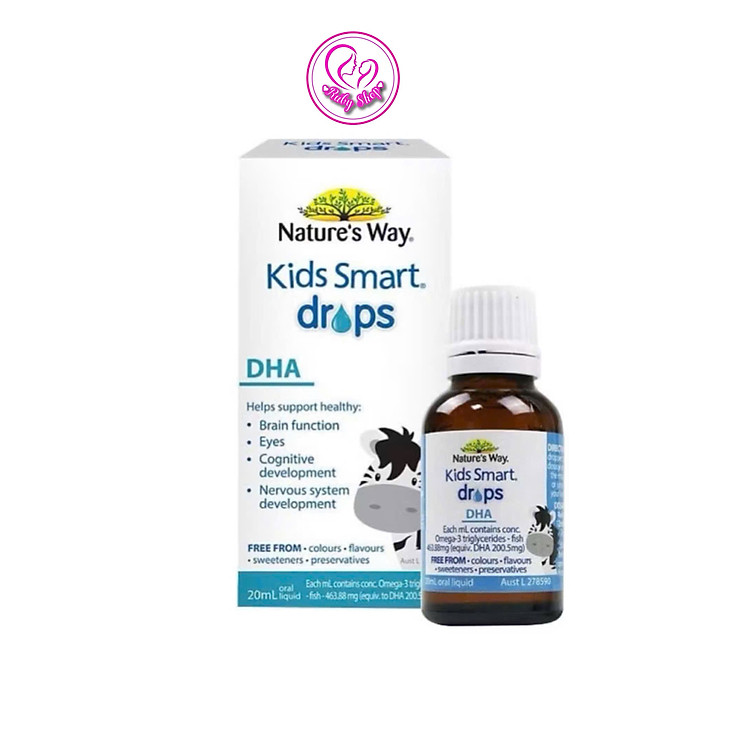 DHA Nature’s Way chai 20ml nhập khẩu Úc hỗ trợ bé phát triển não bộ và sáng mắt