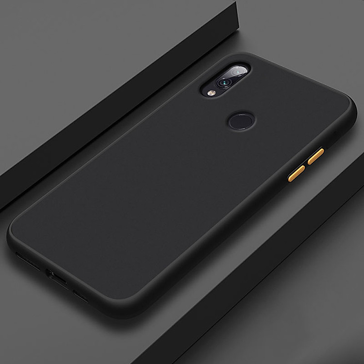 Ốp lưng cho Xiaomi Redmi Note 7 trong nhám viền màu