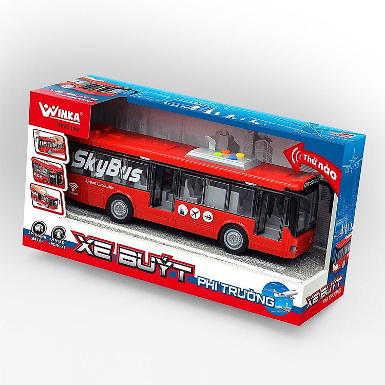 Xe Buýt Phi Trường Đỏ Duka DK81198 Chính hãng Tiết kiệm - Hình ảnh 3