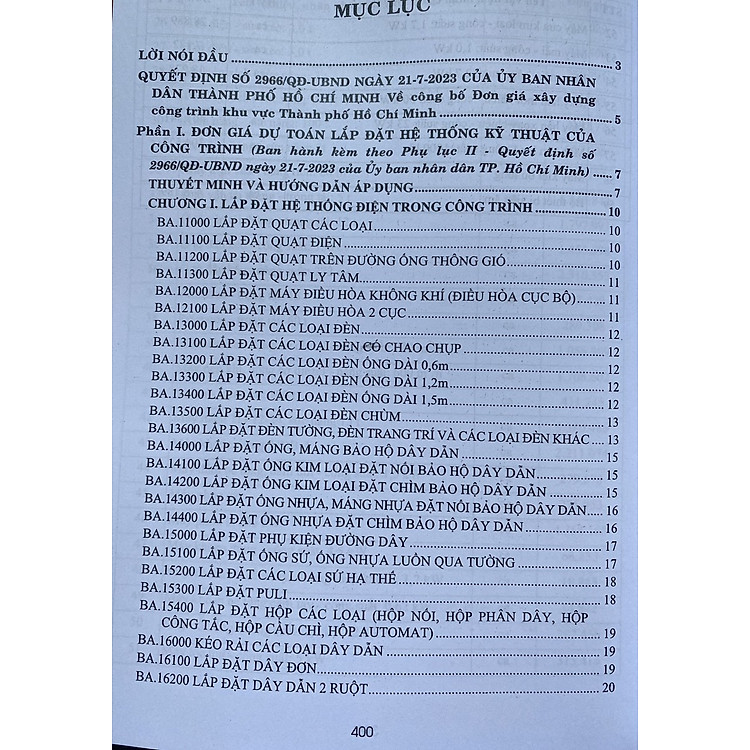 Đơn Giá Dự Toán Lắp Đặt Hệ Thống Kỹ Thuật - Tập 3 - Ảnh 4