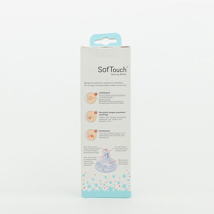 Bình Sữa Pigeon Softouch 160ml - Tím Giá rẻ - Hình ảnh 5