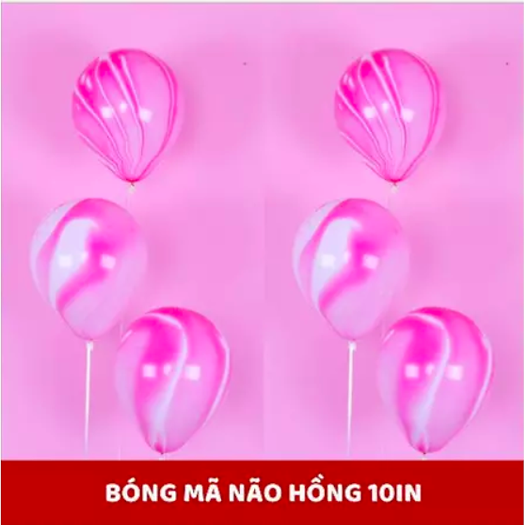 Bóng bay vân đá Sơn Thuỷ (100 chiếc) - Vàng - Ảnh 5