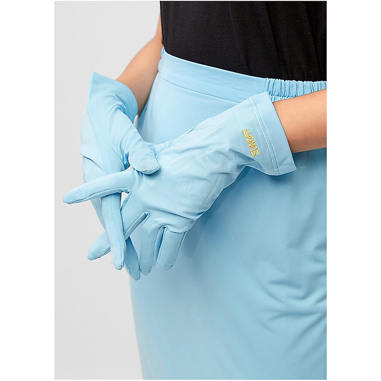 Găng Tay Chống Nắng Nữ (ngắn tay) SUNOFF Coolair (Chống đến 98.5% tia UV) - Công nghệ Nhật Bản