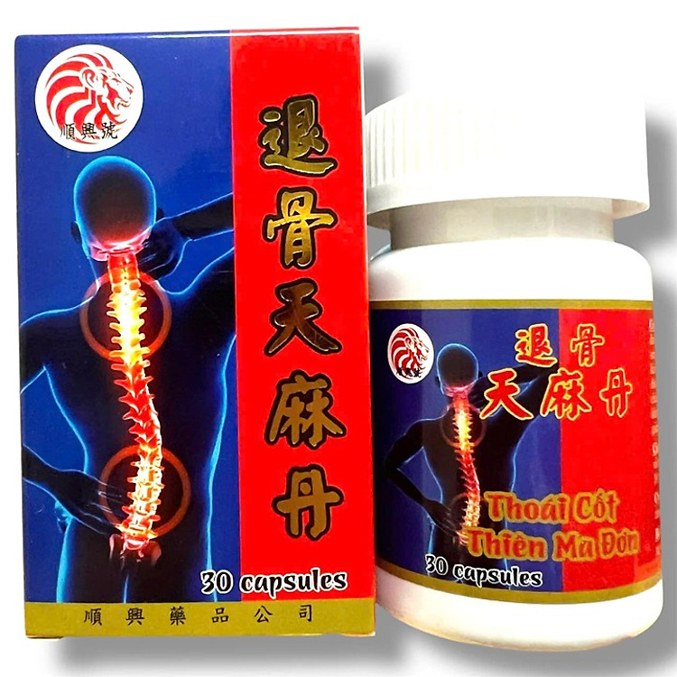 Viên uống Thoái Cốt Thiên Ma Đơn hỗ trợ đau nhức xương khớp, tê bì chân tay, tê mỏi tứ chi, đi lại khó khăn - Mã số 1040