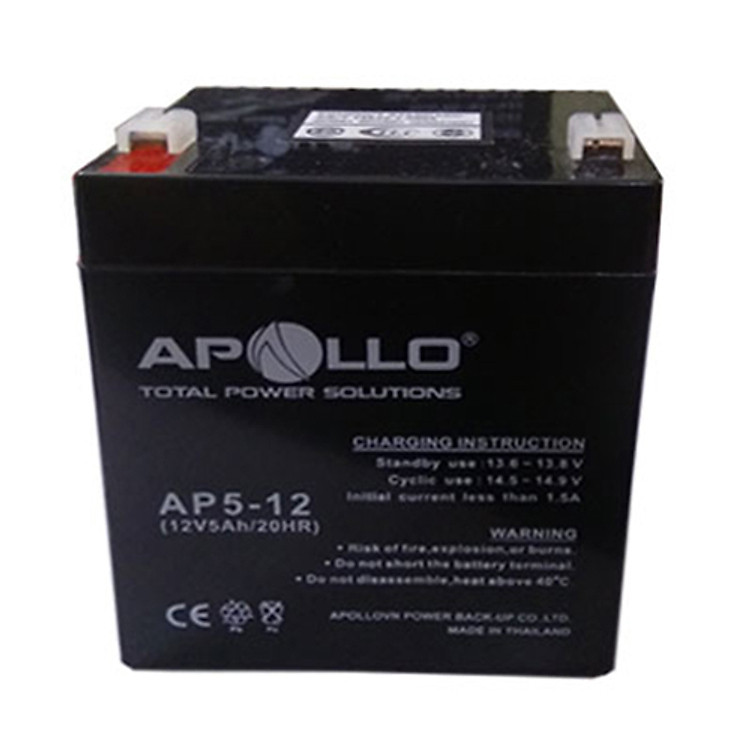 Ăc quy Apollo 12V 5Ah, AP5-12- Hàng nhập khẩu