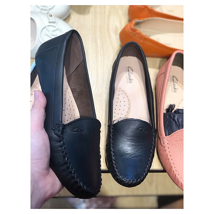 Giày mọi nữ chất da thật mang cực kì êm chân