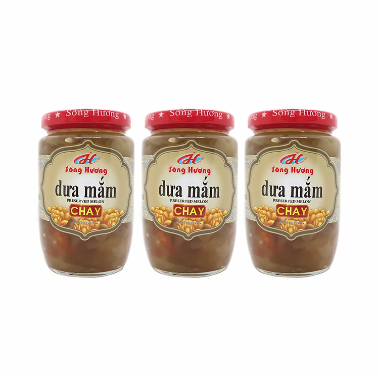 3 Hũ Dưa Mắm Chay Sông Hương Hũ 430g