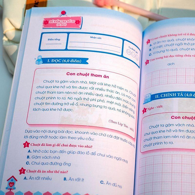50 Đề Tăng Điểm Nhanh Tiếng Việt, Toán, Tiếng Anh - Lớp 1 - Ảnh 5