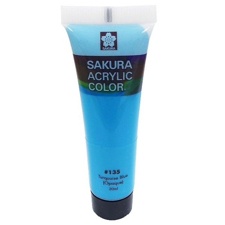 Màu Vẽ Acrylic Sakura 20ml (Turquoise Blue)