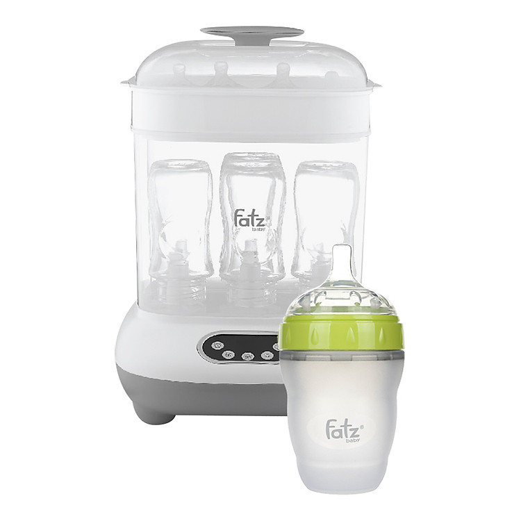 Máy Tiệt Trùng Sấy Khô Bình Sữa Điện Tử Fatzbaby FB4909KM Tặng 1 Bình Sữa Fatz 180ml