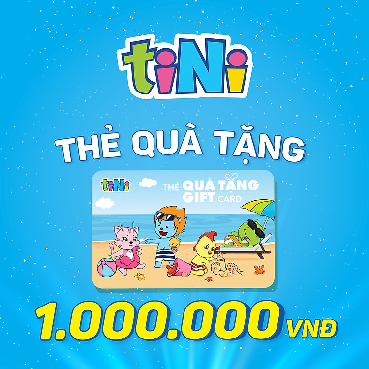 [Toàn Quốc] - Giftcode Thẻ Quà Tặng tiNi 1.000.000VND - Dùng trong hệ thống tiNiWorld, tiNiStore, tiNiPark