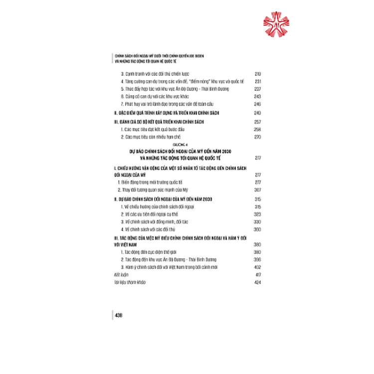 Chính Sách Đối Ngoại Mỹ Dưới Thời Chính Quyền Joe Biden Và Những Tác Động Tới Quan Hệ Quốc Tế (bản in 2023) - Ảnh 7