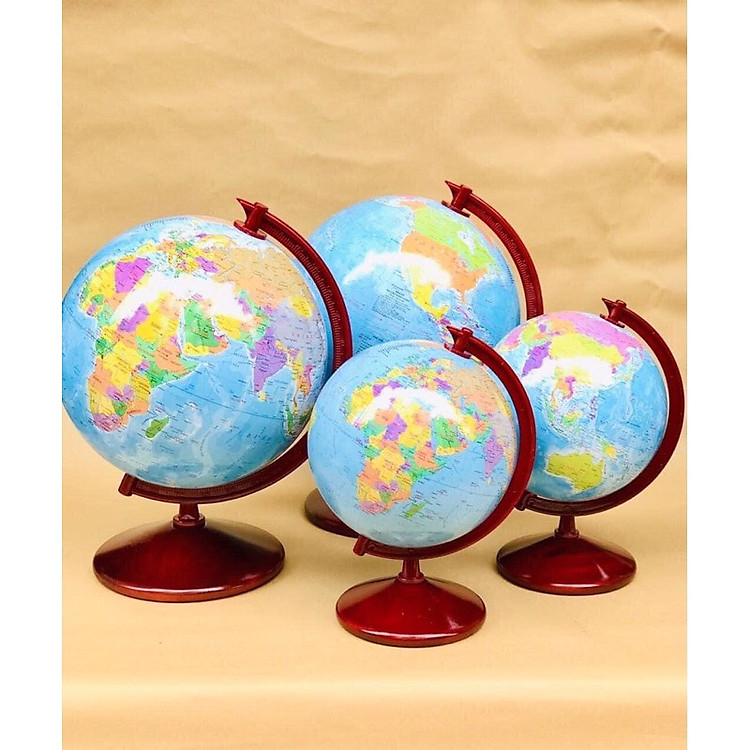 Quả cầu học sinh 17 đế gỗ tiếng Việt