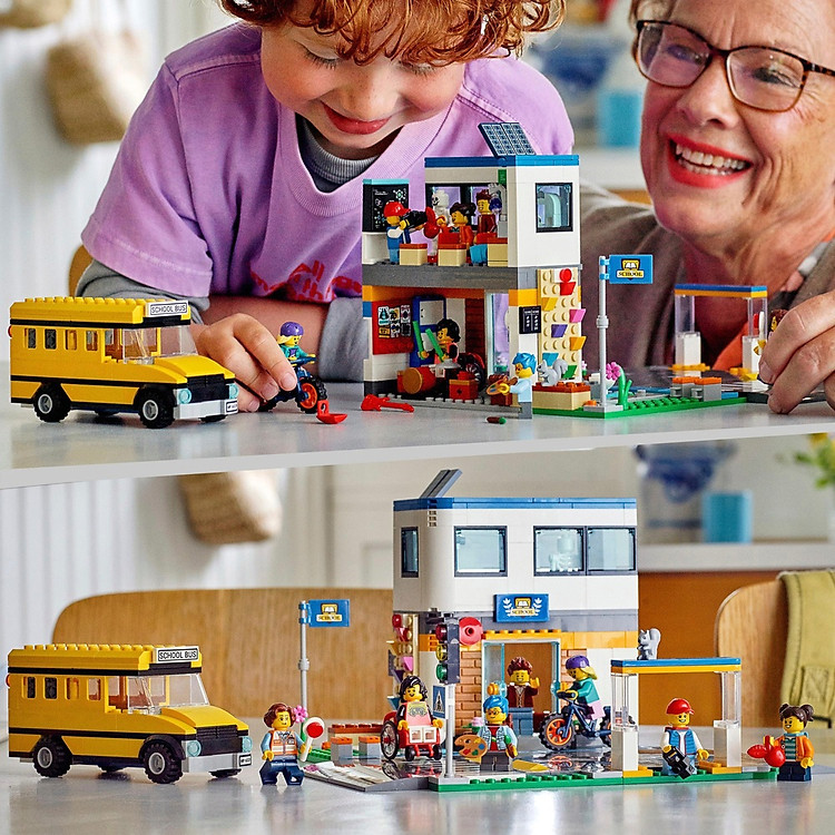 Mua LEGO CITY 60329 - Trường Học COGO Chính hãng Ưu đãi - Hình ảnh 3