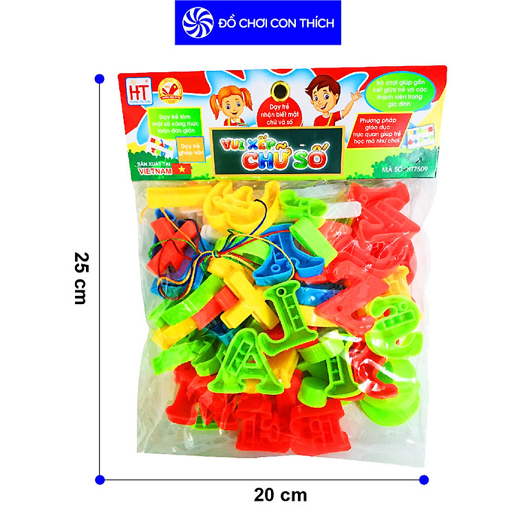 Mua Túi xếp chữ số mầm non cao cấp Chính hãng Ưu đãi - Hình ảnh 4