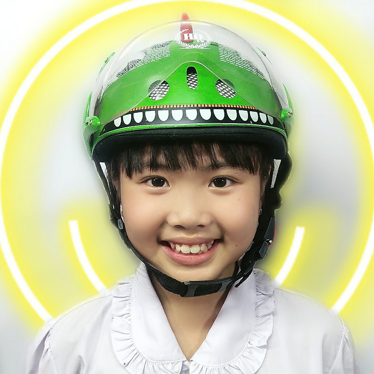 Nón Bảo Hiểm Khủng Long Cho Bé Chính hãng Giá tốt - Hình ảnh 5