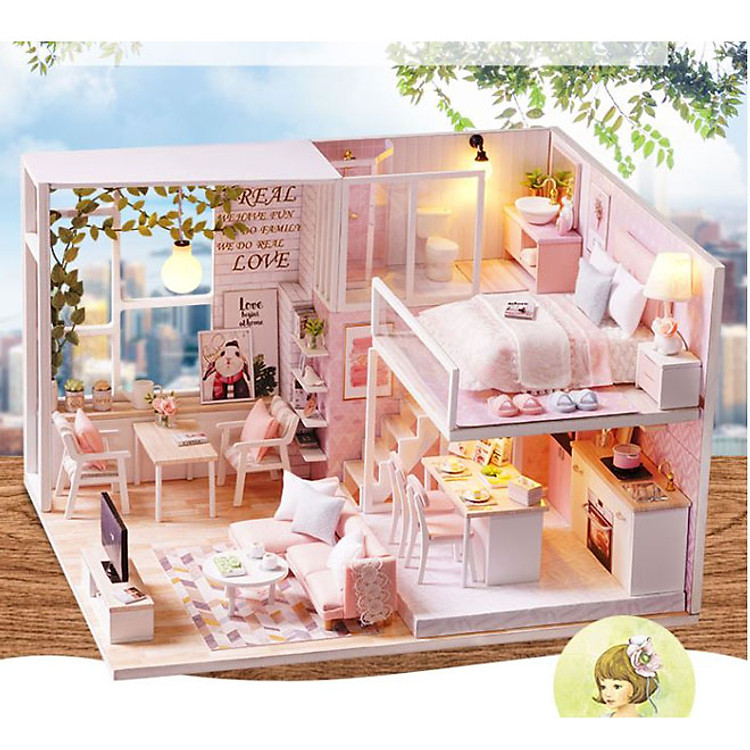 Mua Nhà búp bê lắp ghép Tranquil Life Chính hãng Giá tốt - Hình ảnh 2
