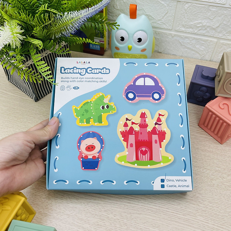 Mua Bộ 10 Thẻ Đồ Chơi Xỏ Dây Khủng Long Chính hãng Ưu đãi - Hình ảnh 4