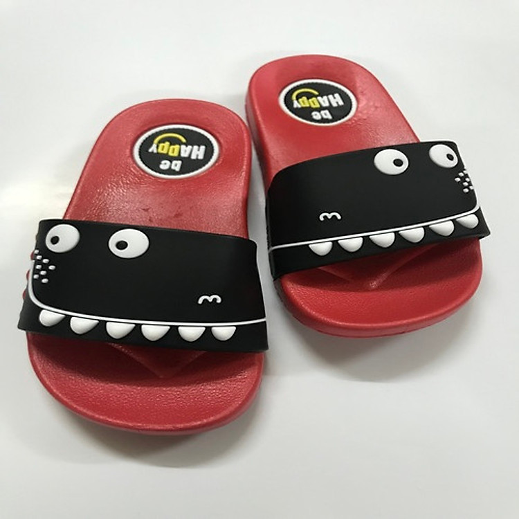 Dép Quai Ngang Hình Cá Sấu Cực Dễ Thương-Đỏ Mã 1636