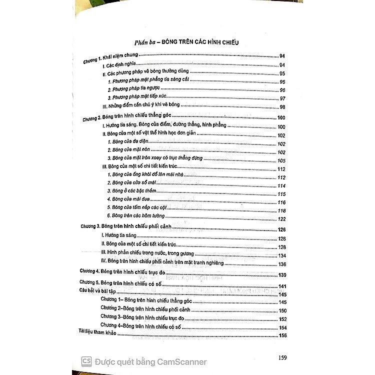 Hình học họa hình, tập 2: Hình chiếu phối cảnh, hình chiếu có số, bóng trên các hình chiếu - Ảnh 3
