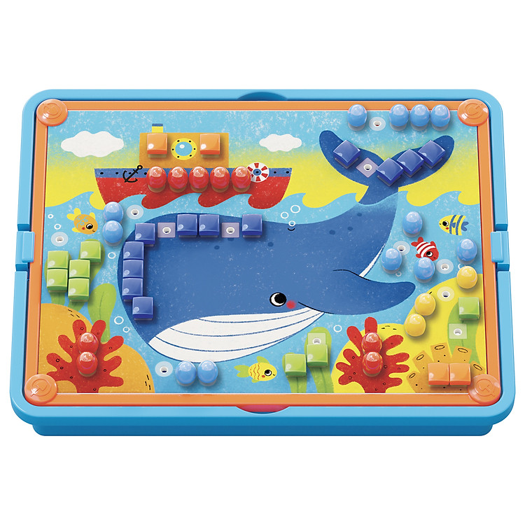 Mua Đồ chơi xếp nút nhựa cá heo QUERCETTI Chính hãng Ưu đãi - Hình ảnh 3