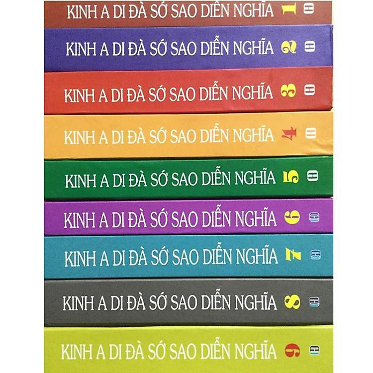 Bộ 9 Quyển Kinh A Di Đà Sớ Sao Diễn Nghĩa