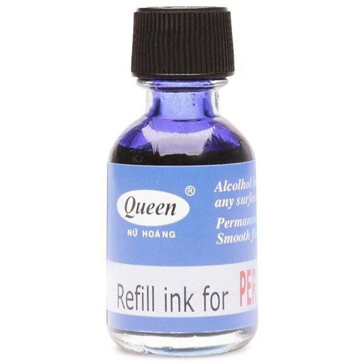 Mực Bút Lông Dầu Queen RFI-01 – Màu Xanh