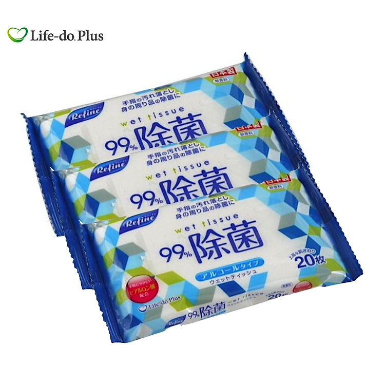 Mua Combo 03 Khăn ướt khử trùng Life-do.Plus Ưu đãi