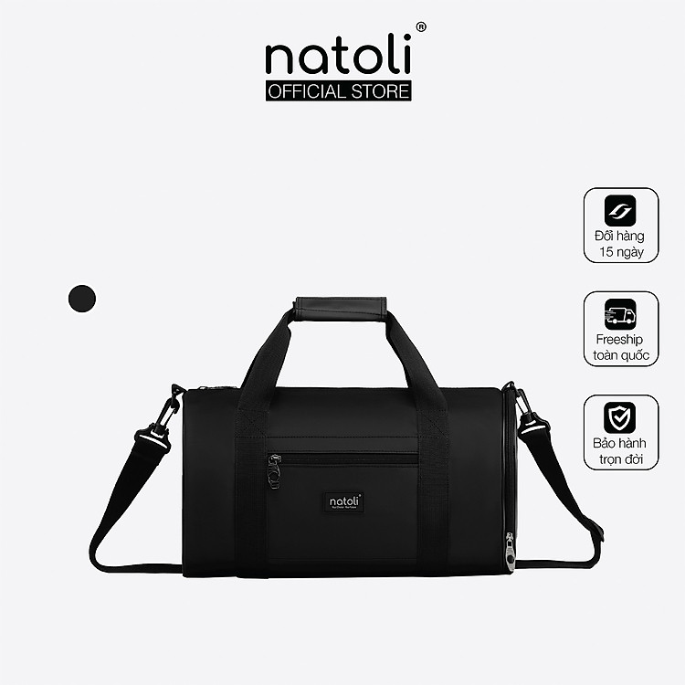 Túi trống thể thao, túi tập gym mini NATOLI đựng đồ tập gym nam nữ cao cấp BST Multisport Gym Bag T33