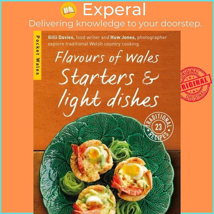 Sách - Flavours of Wales: Starters & Light Dishes by Gilli Davies (UK edition, paperback)