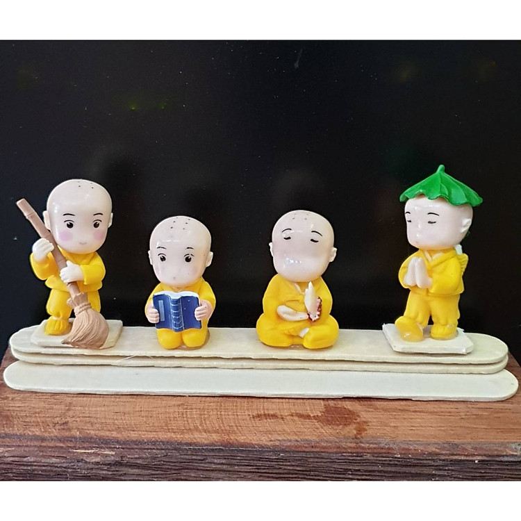 Bộ Tượng 4 Chú Tiểu Tư Không