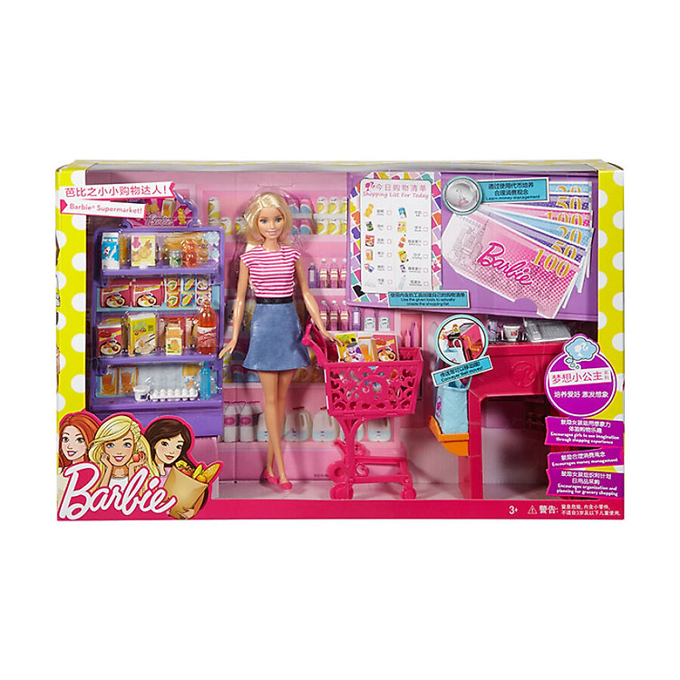 Búp Bê Barbie Mua Sắm Ở Siêu Thị