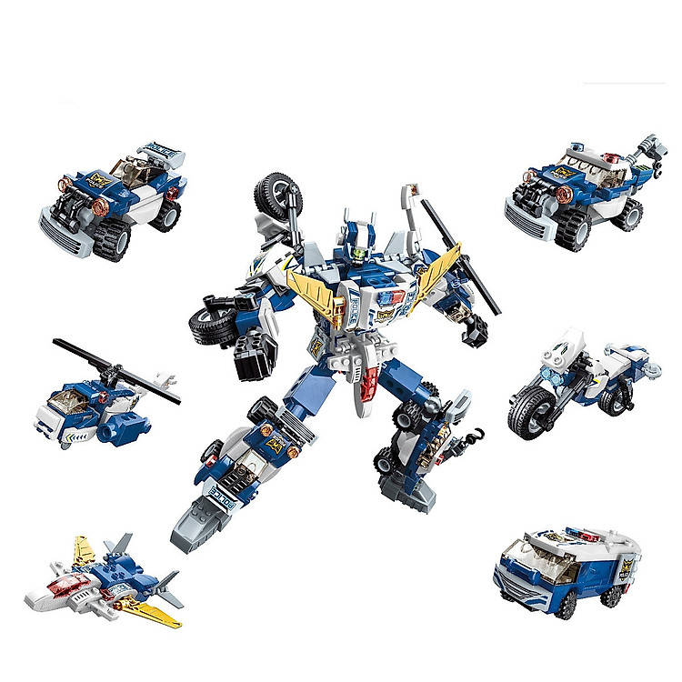 Hộp 6 bộ đồ chơi Robot Qman 41104 Chính hãng Giá rẻ - Hình ảnh 2