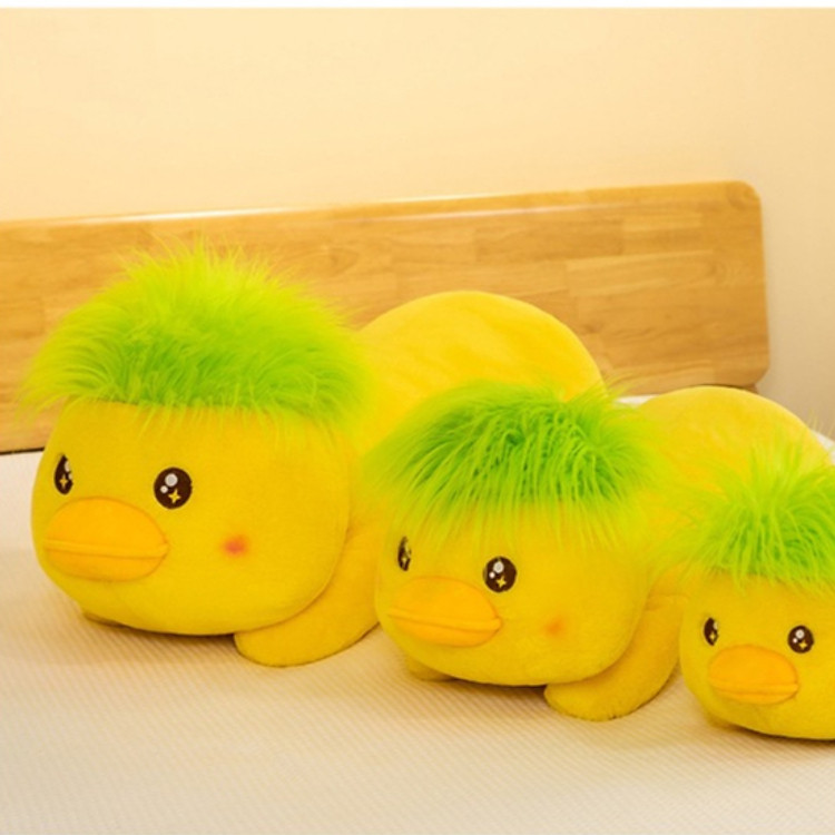 Mua Thú nhồi bông vịt vàng tóc xanh Chính hãng Tiết kiệm - Hình ảnh 3