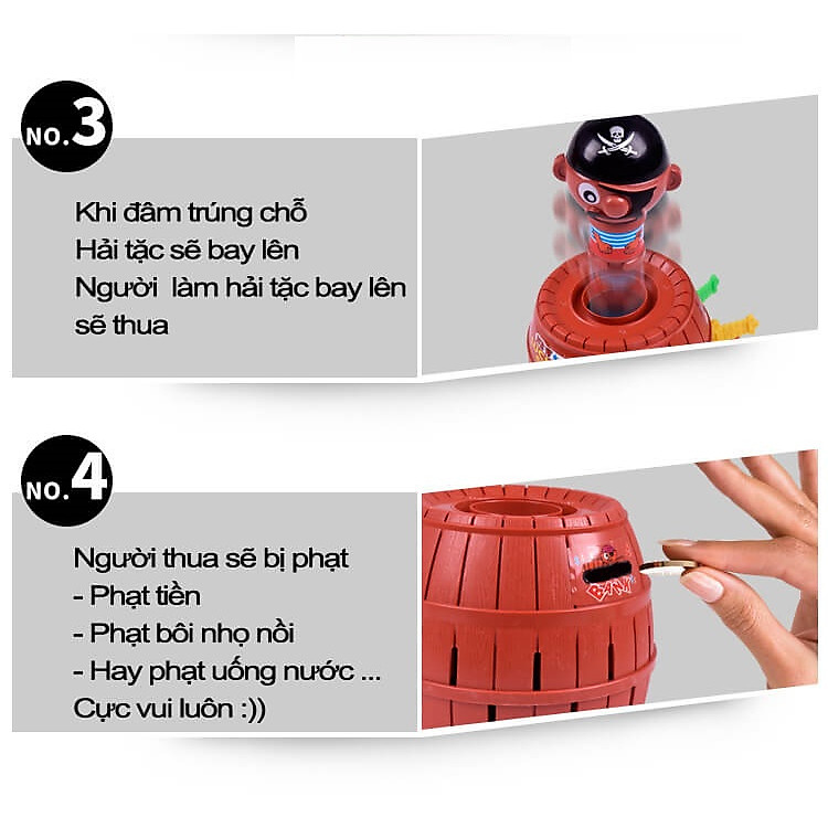 Đồ chơi đâm hải tặc cỡ lớn Chính hãng Giá tốt - Hình ảnh 4