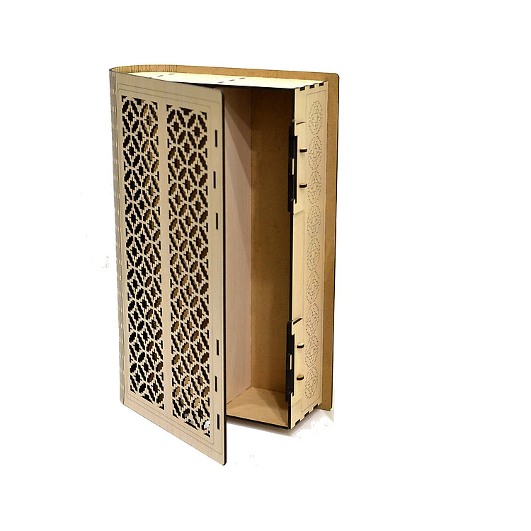 Hộp rượu vang hình cuốn sách lắp ráp độc đáo quà tặng