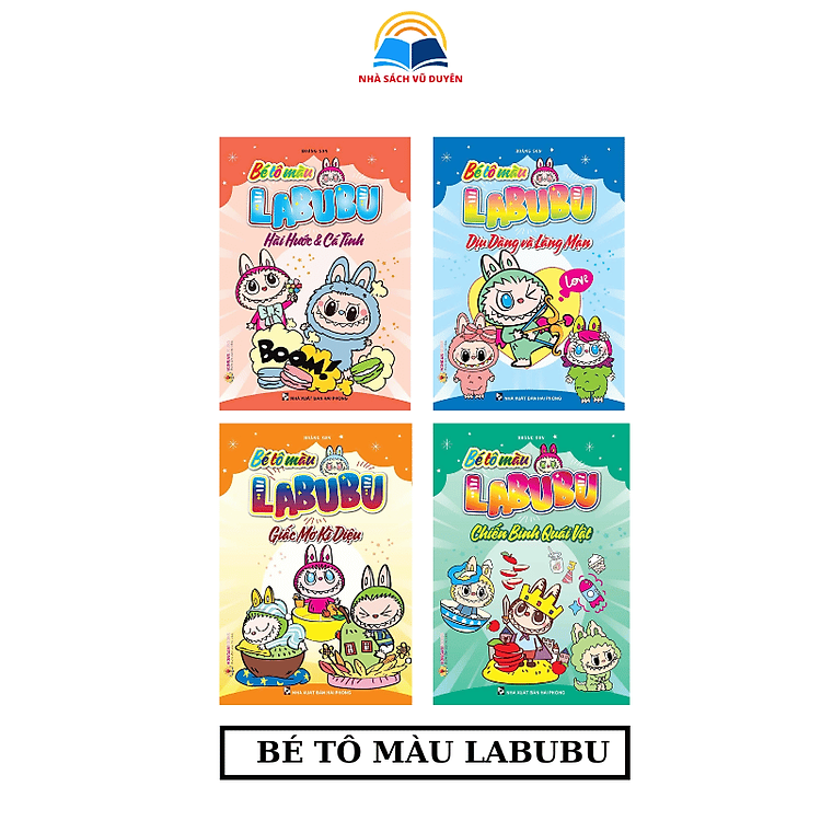 Bé Tô Màu Labubu (Trọn bộ 4 cuốn)