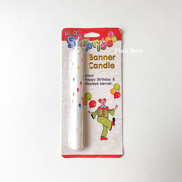 Nến sinh nhật độc lạ hình Chú hề/ Quạt/ Trái tim/ I love you