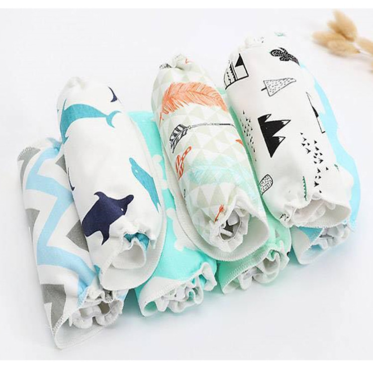 7 Bỉm Vải Chống Hăm Freesize cho bé 1-24 tháng ( giao mẫu ngẫu nhiên )