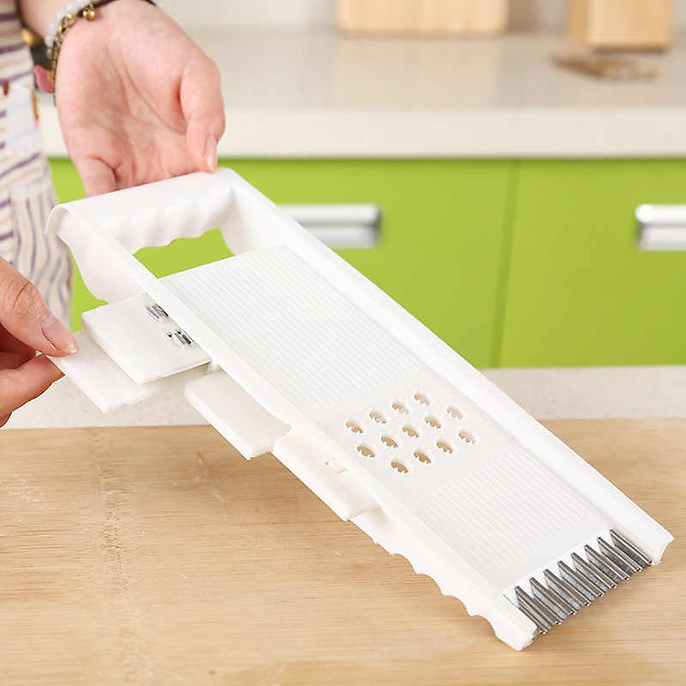 Dụng Cụ Bào Gọt Rau Củ Quả Đa Năng 5in1 ( Tặng khăn lau )