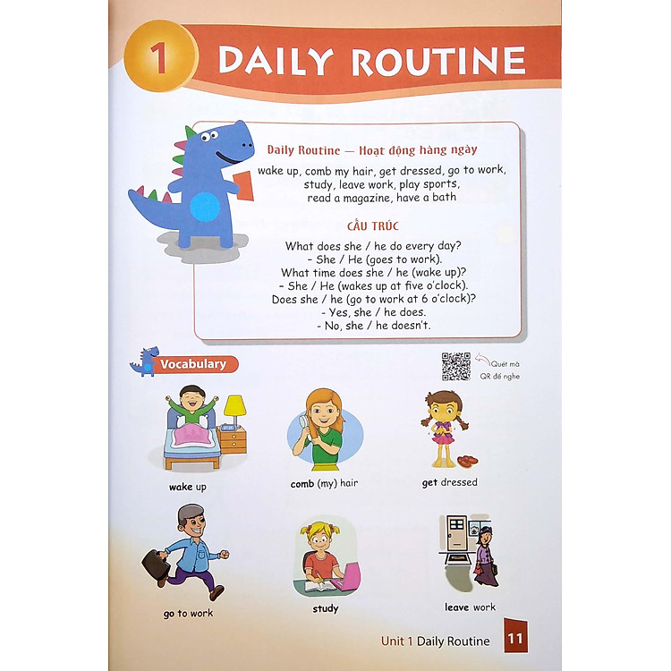 Cùng Khủng Long Học Tiếng Anh Theo Chủ Đề Lớp 4 (Tái Bản) - Ảnh 5