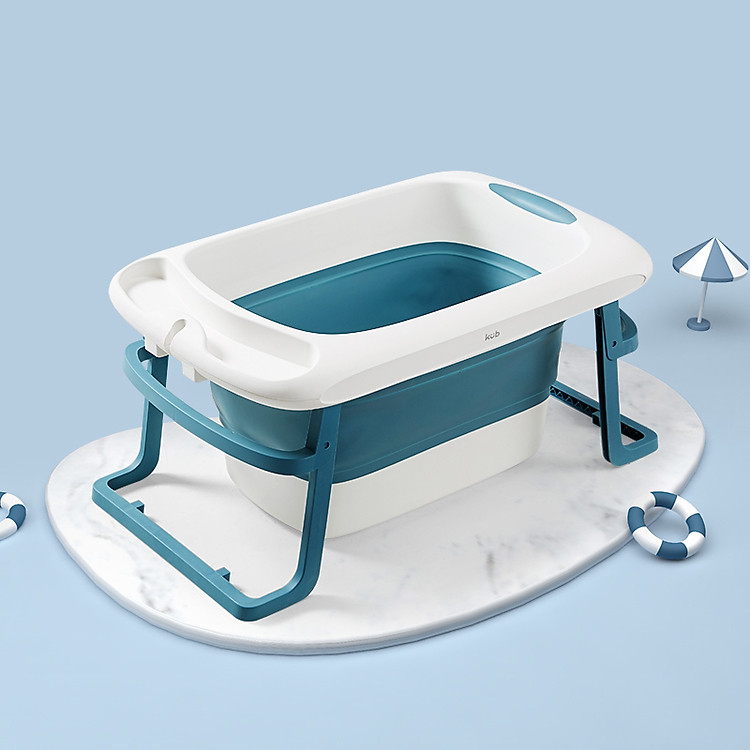 Thau Tắm Thành Cao Cho Bé 0-4 Tuổi Bella - Rộng Rãi, Đa Năng, Gấp Gọn, Bền Bỉ, Có Rãnh Cắm Vòi Sen