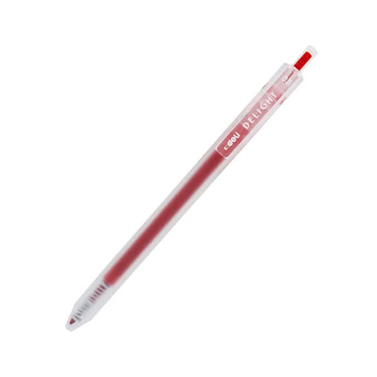 Bút Gel Deli EG118-RD (0.5 mm) - Mực Đỏ - Ảnh 3