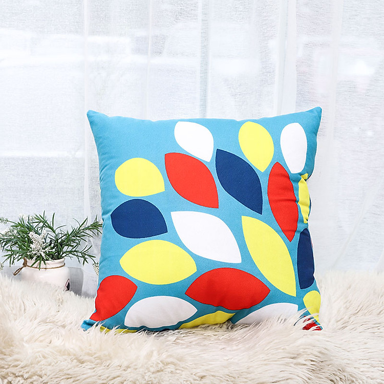 Vỏ Gối tựa lưng sofa hình học đa sắc PA9323