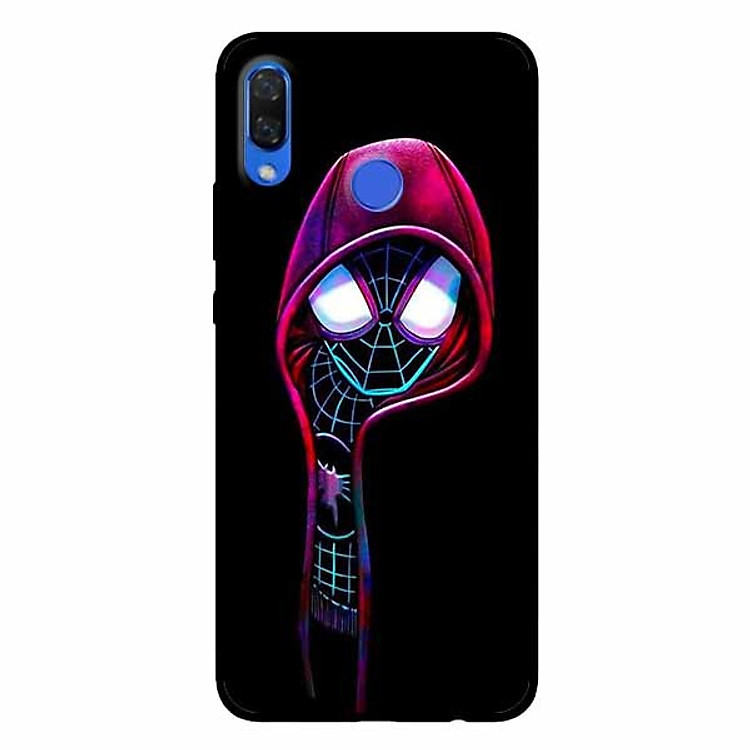 Ốp lưng in cho Huawei Nova 3i Nhện Đen