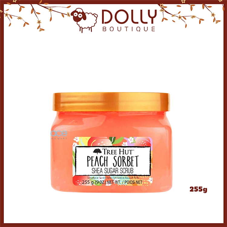 Tẩy Tế Bào Chết Body Tree Hut Shea Sugar Peach Sorbet 255g