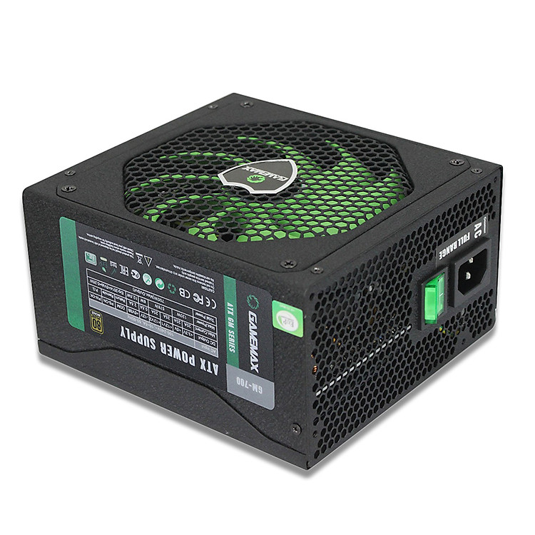 Nguồn Máy Tính PSU Gamemax GM-700 700W 140mm (Đen) - Hàng Chính Hãng