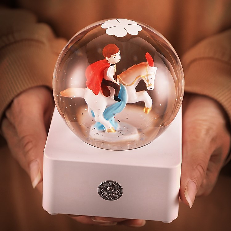 Hộp Nhạc Quả Cầu Tuyết Đèn Trang Trí