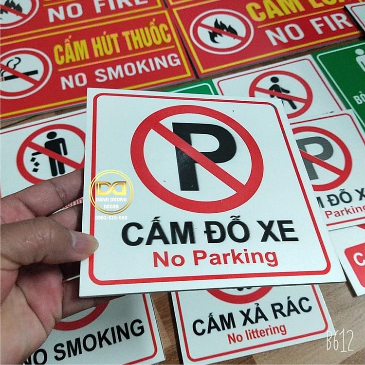 BIỂN CẤM ĐỖ XE